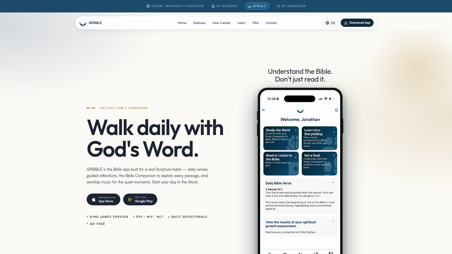 GPBIBLE — Walk daily with God's Word